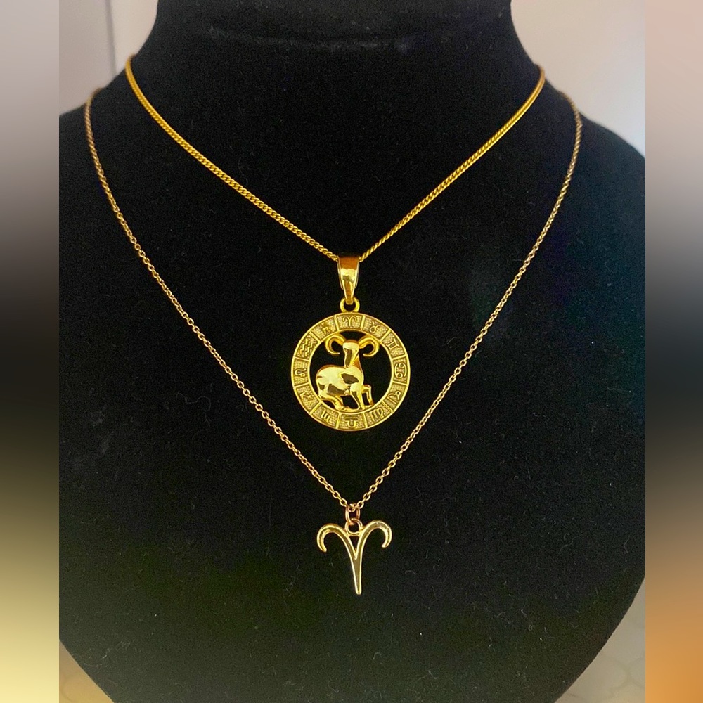Set of Two Gold Plated Necklaces